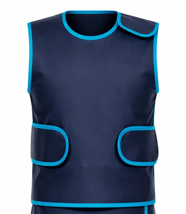 [TXRBLE(2CM(PBL-T53ASXS4] TXRB (Endurance Top) (0.25, Lightweight Lead, 53, XS, Regular Armholes, No Thyroid To Attach, Royal Blue - BL, Black - KPL, Binding - Black, No External Pocket, Internal Pocket Not Required, None / No Other Personalisation, No ID Flash)